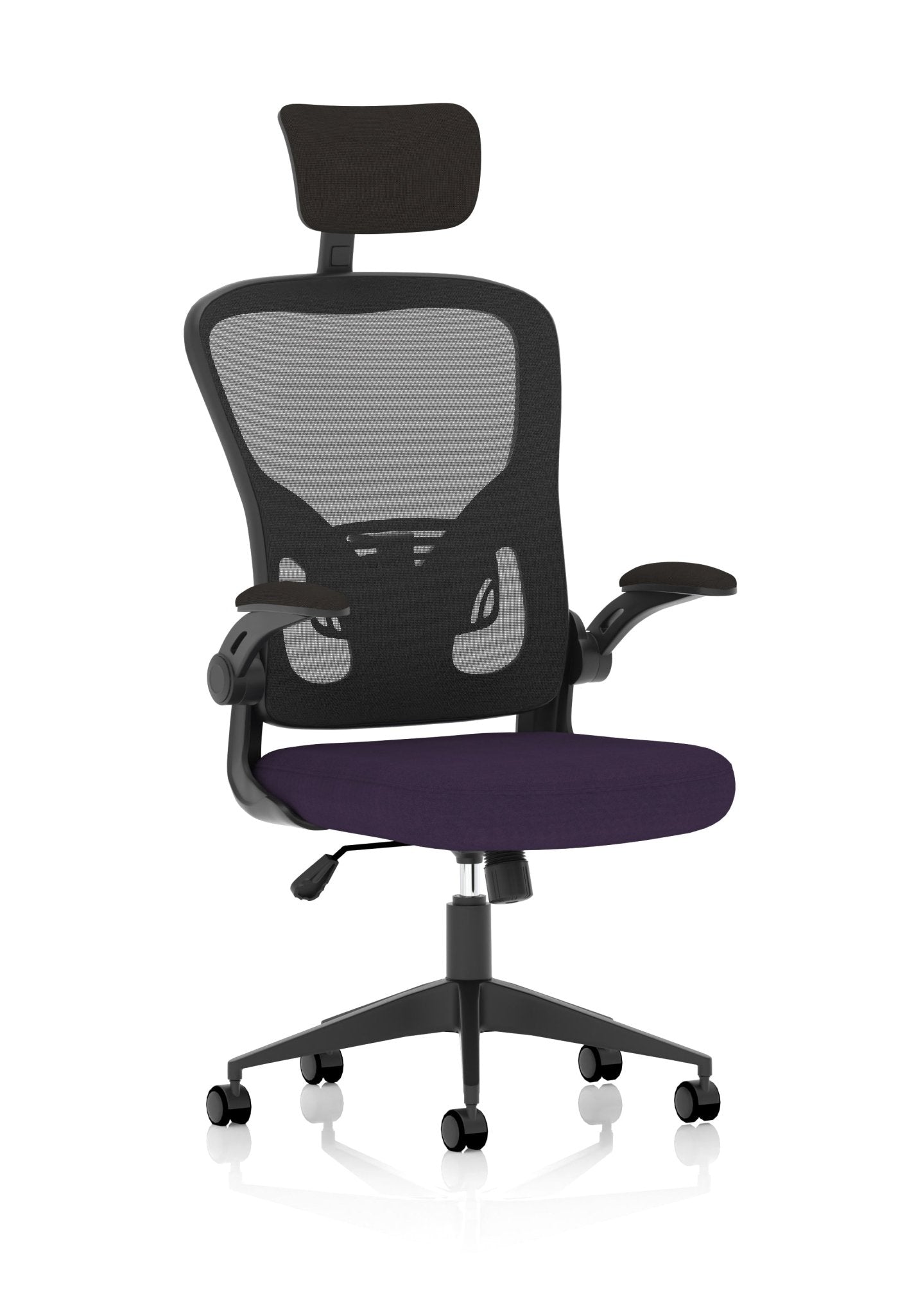 Ace Executive Mesh Chair With Folding Arms - ChairwayUKHome Office ChairKCUP2007Image ForAce Executive Mesh Chair With Folding ArmsOffice Chair with Headrest - Desk Chairs UK | Chairway