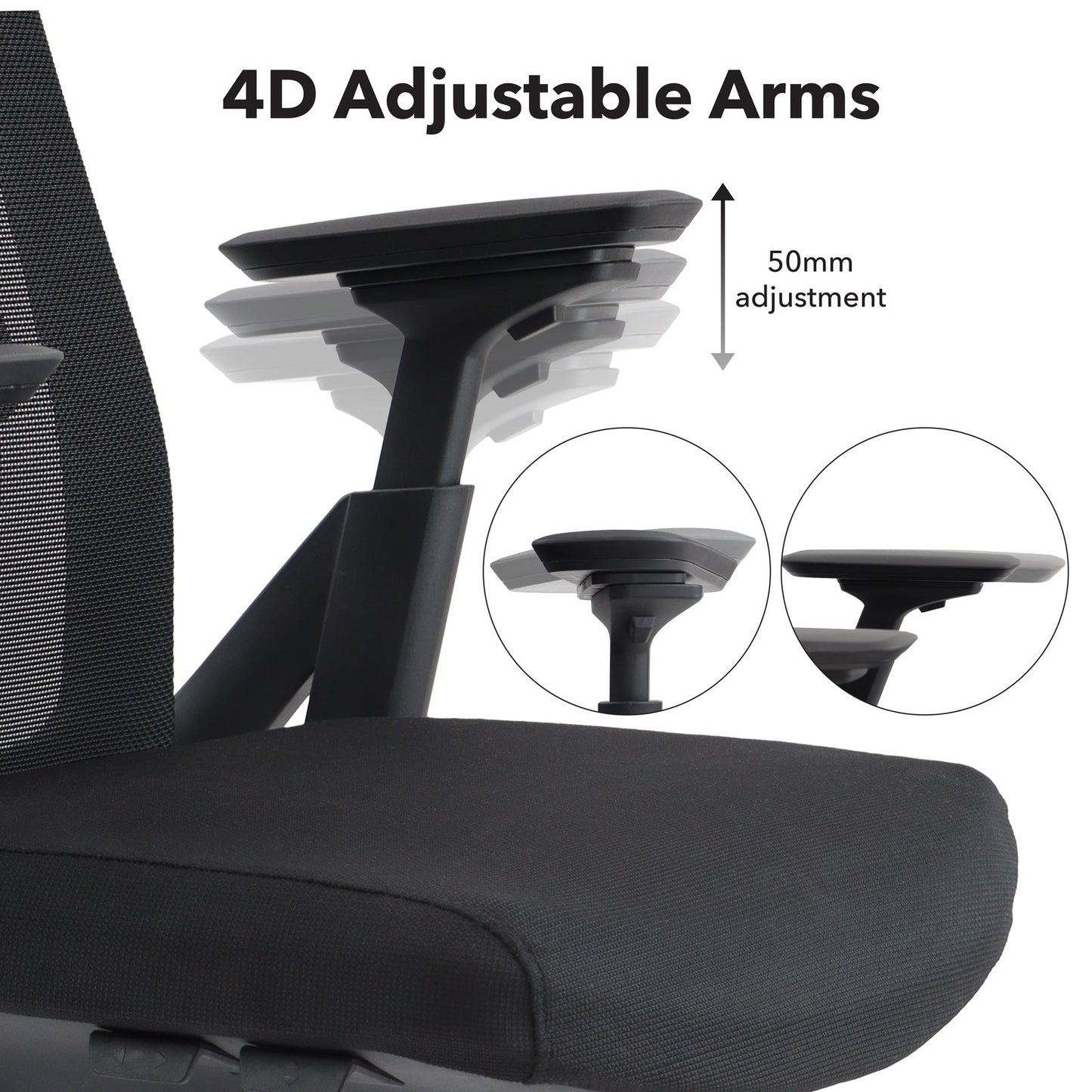 Paxton mesh back operator chair with black frame - ChairwayUKOperator ChairPAX300T1 - KPaxton mesh back operator chair with black frame