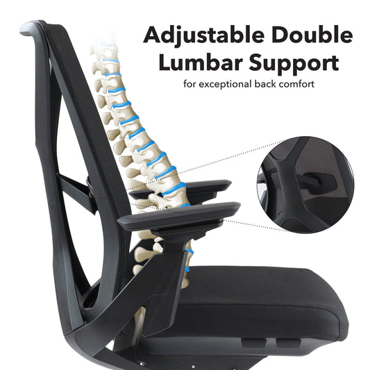 Paxton mesh back operator chair with black frame - ChairwayUKOperator ChairPAX300T1 - KPaxton mesh back operator chair with black frame