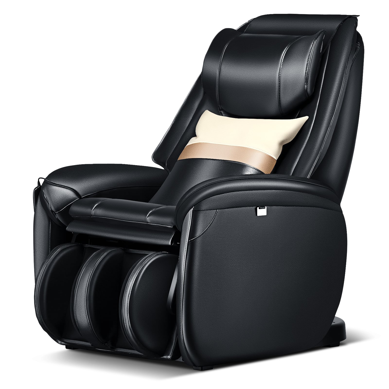 3D Zero Gravity Massage Chair with Full Body Massage and Back Heater -Black to relieve muscle tension and daily fatigue and Improves blood circulation with heat therapy Reduces joint pressure with zero gravity positioning
