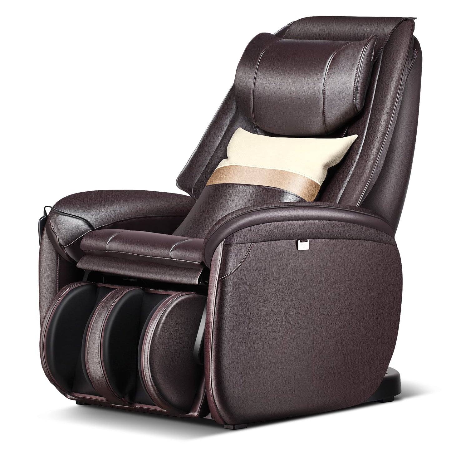3D Zero Gravity Massage Chair with Full Body Massage and Back Heater -Brown 