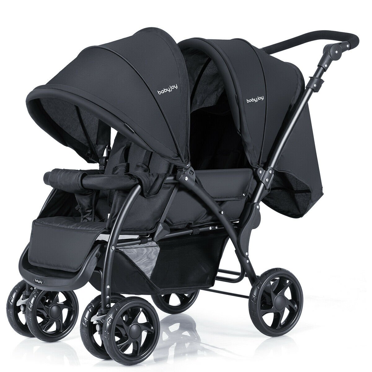 Image for Convertible Baby Stroller with Reversible Seat and Adjustable Canopy