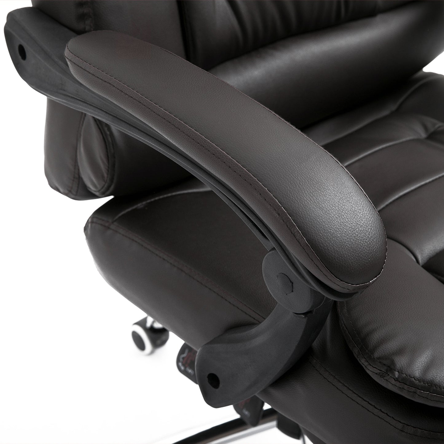 Homcom PU Leather Chair - Swivel Leather Chair | ChairwayUK