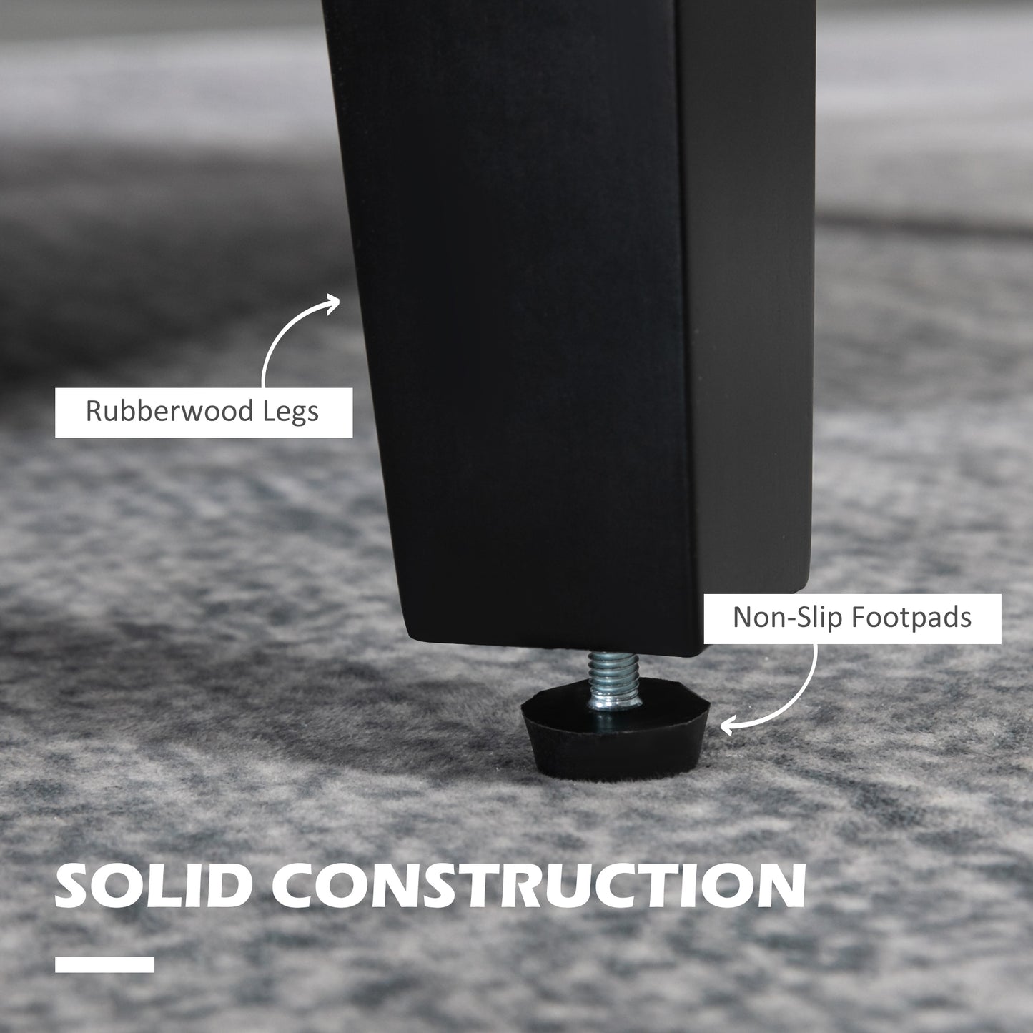 2 Pieces Modern Armchairs with Rubber Wood Legs, Upholstered Accent Chairs, Single Sofa for Living Room, Bedroom