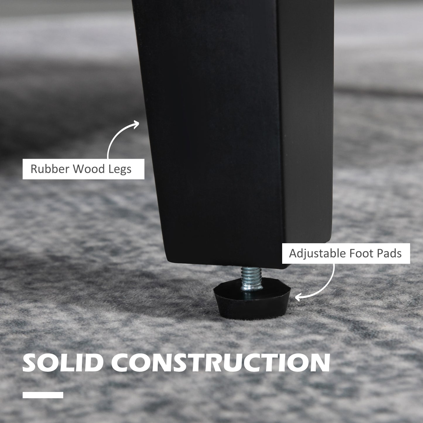 2 Pieces Modern Armchairs with Rubber Wood Legs, Upholstered Accent Chairs, Single Sofa for Living Room, Bedroom