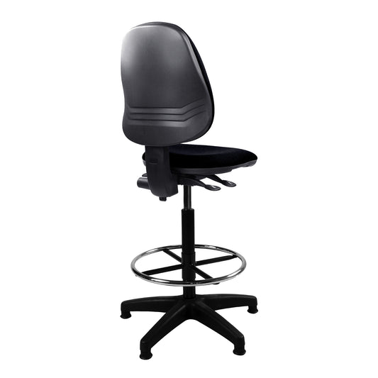 Medium Back Draughtsman Chair - Twin Lever