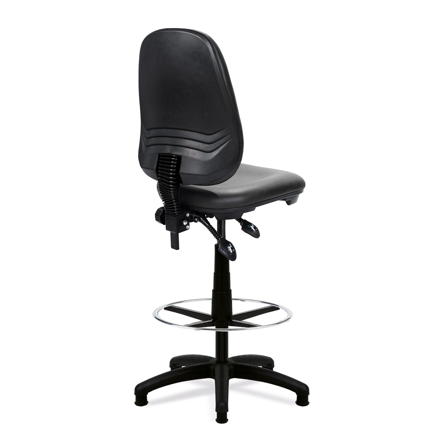 Medium Back Draughtsman Chair - Twin Lever