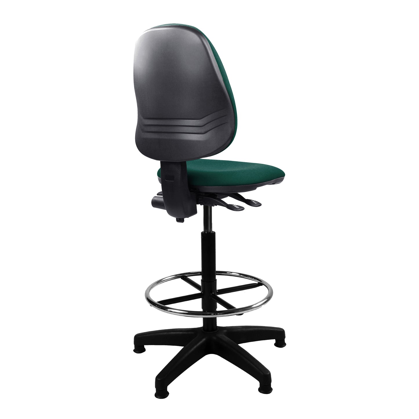 Medium Back Draughtsman Chair - Twin Lever