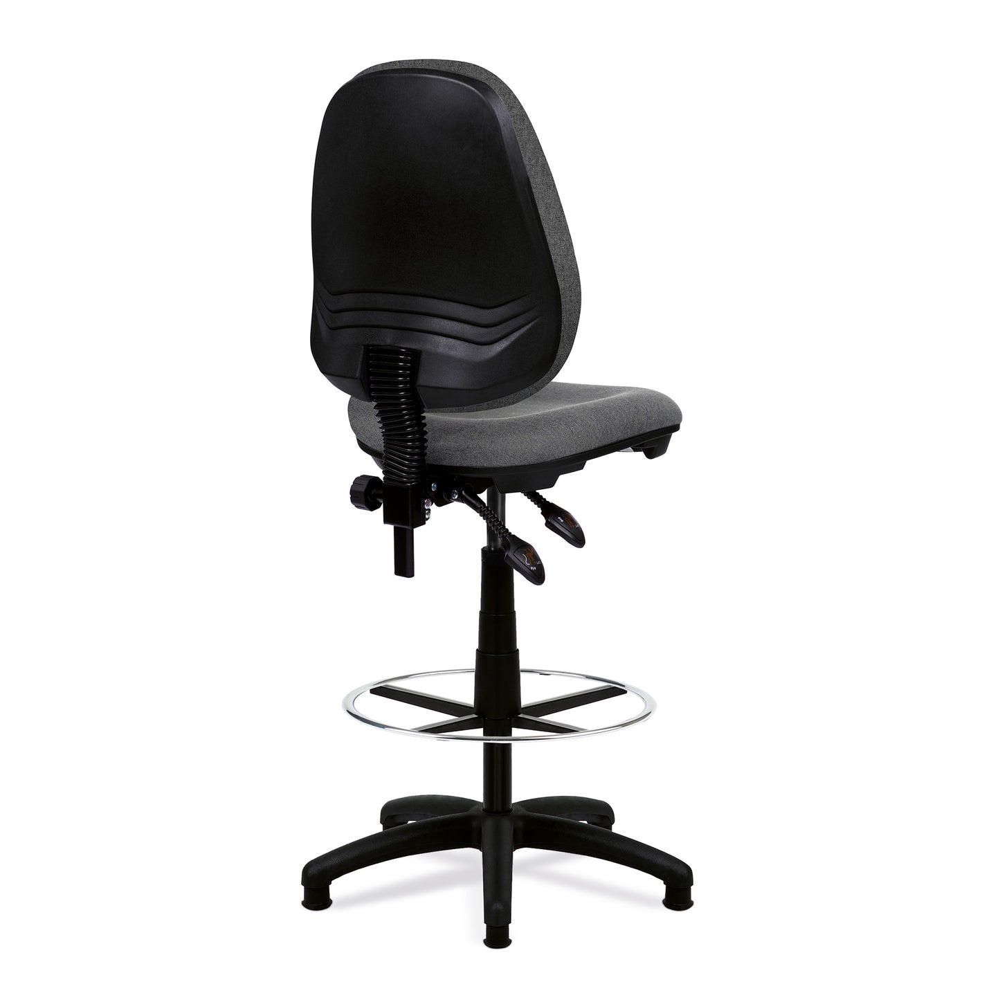 Medium Back Draughtsman Chair - Twin Lever