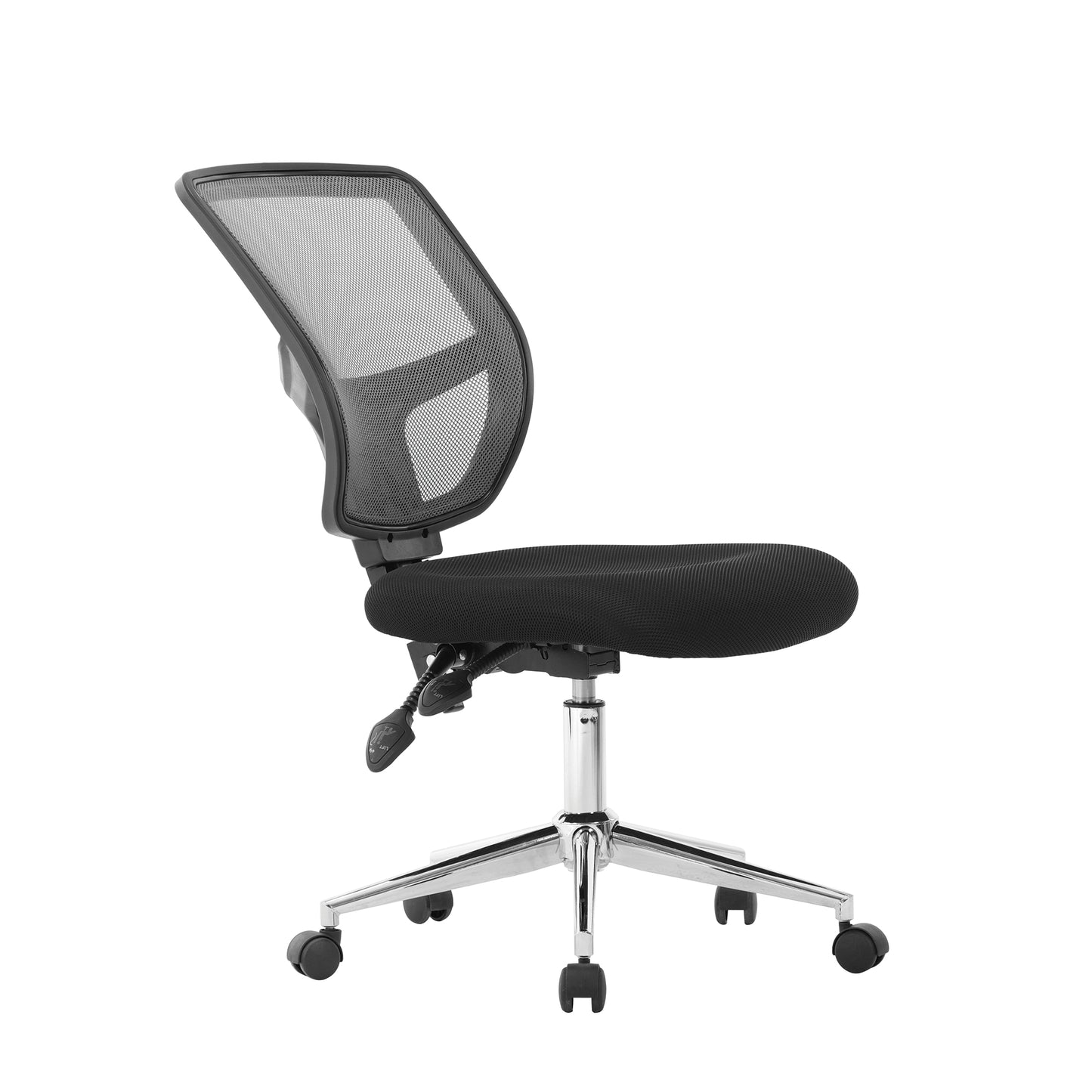 Nautilus Nexus -High Back Two Tone Designer Mesh Operator Chair with Sculptured Lumbar and Spine Support