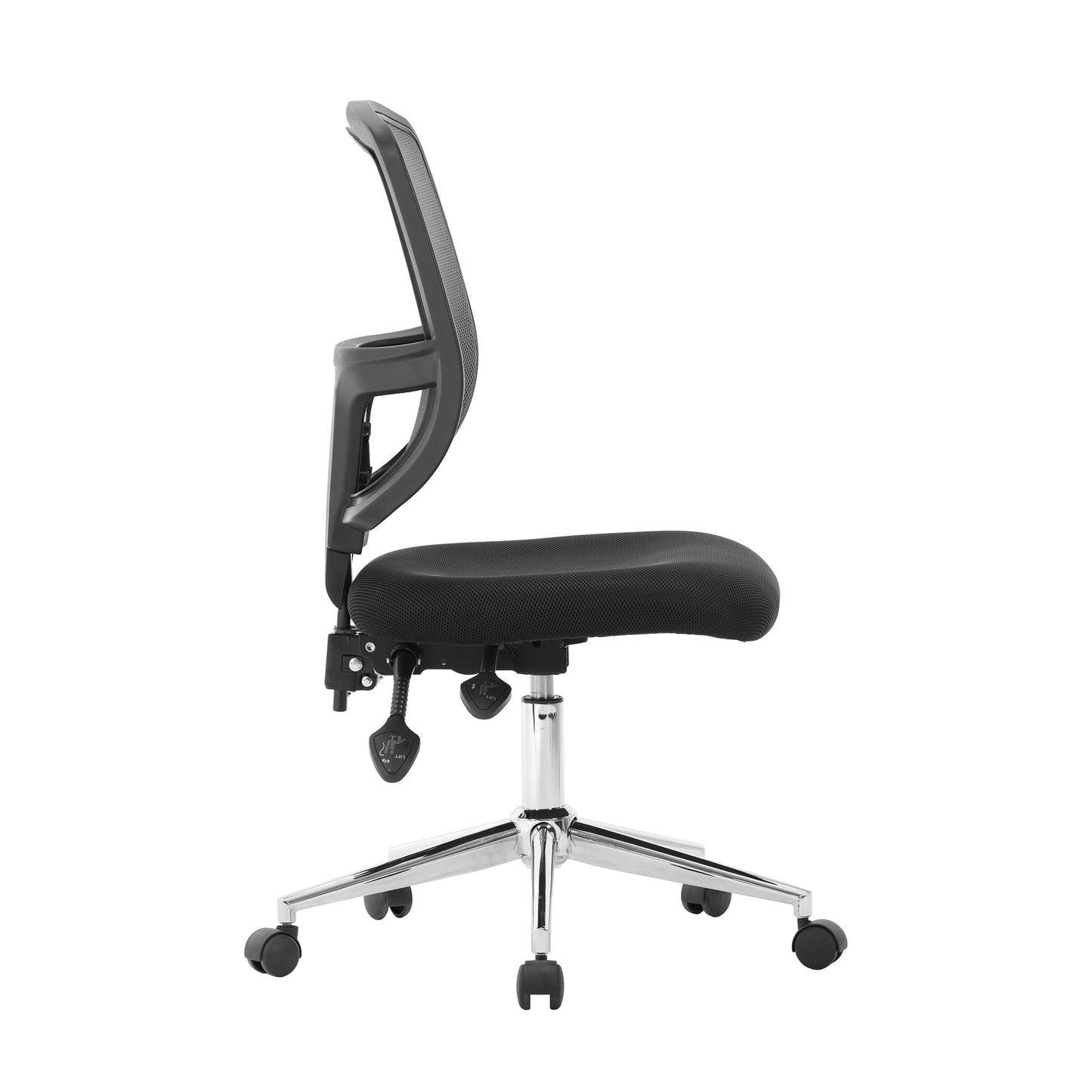 Nautilus Nexus -High Back Two Tone Designer Mesh Operator Chair with Sculptured Lumbar and Spine Support