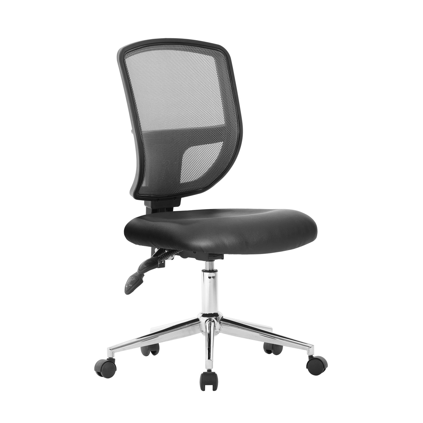 Nautilus Nexus -High Back Two Tone Designer Mesh Operator Chair with Sculptured Lumbar and Spine Support