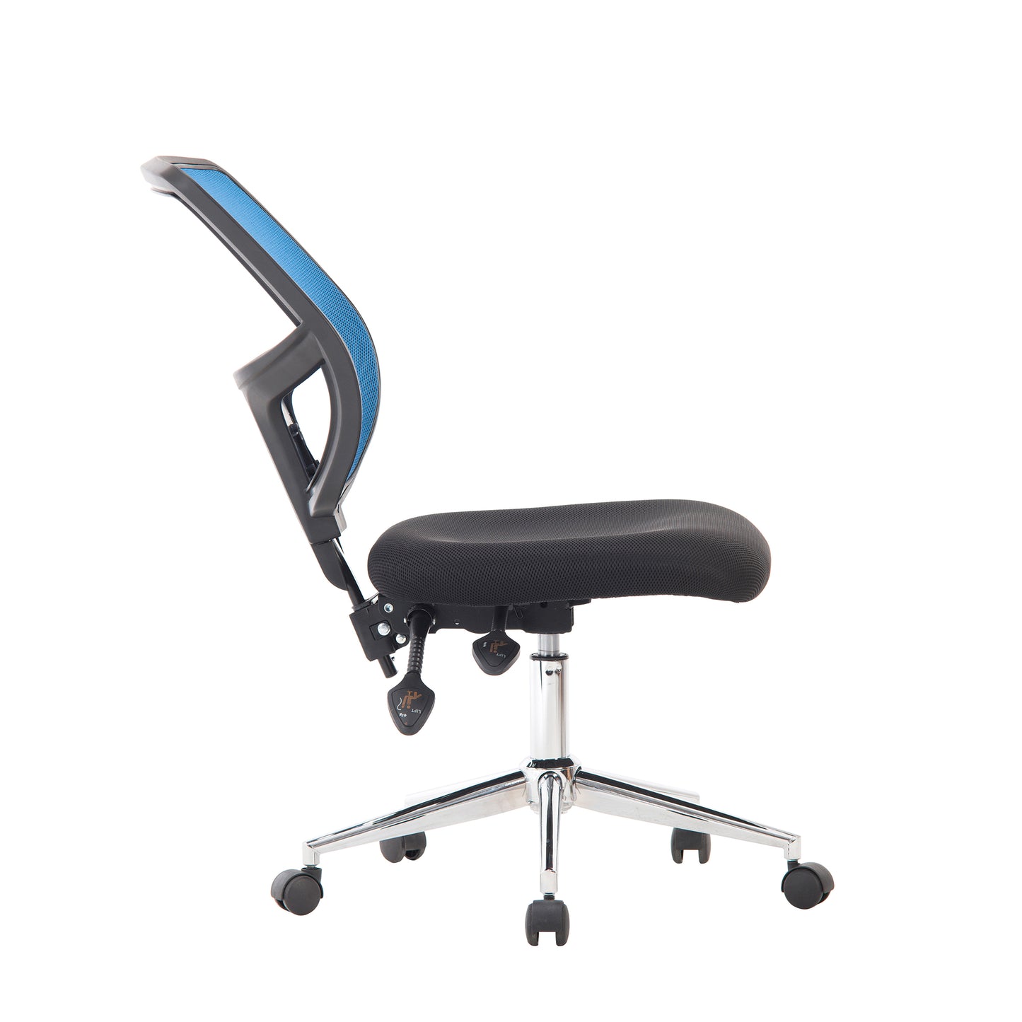 Nautilus Nexus -High Back Two Tone Designer Mesh Operator Chair with Sculptured Lumbar and Spine Support