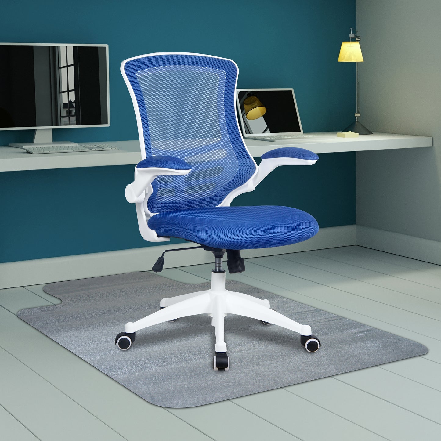 Lipped Non Studded Chair Mat - Hard Floor