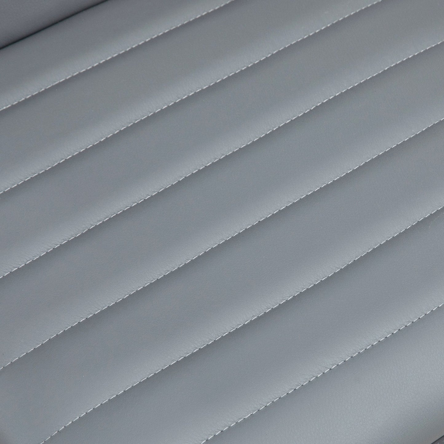 HOMCOM Adjustable Swivel Office Chair with Armless Mid-Back in PU Leather and Chrome Base - Black