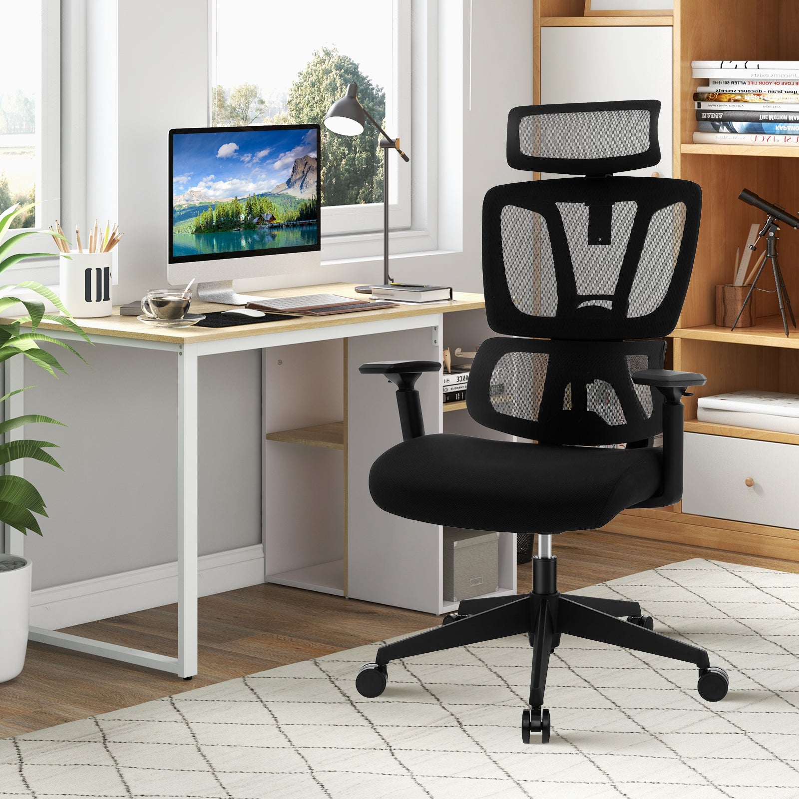 Office Chair with Lumbar Support