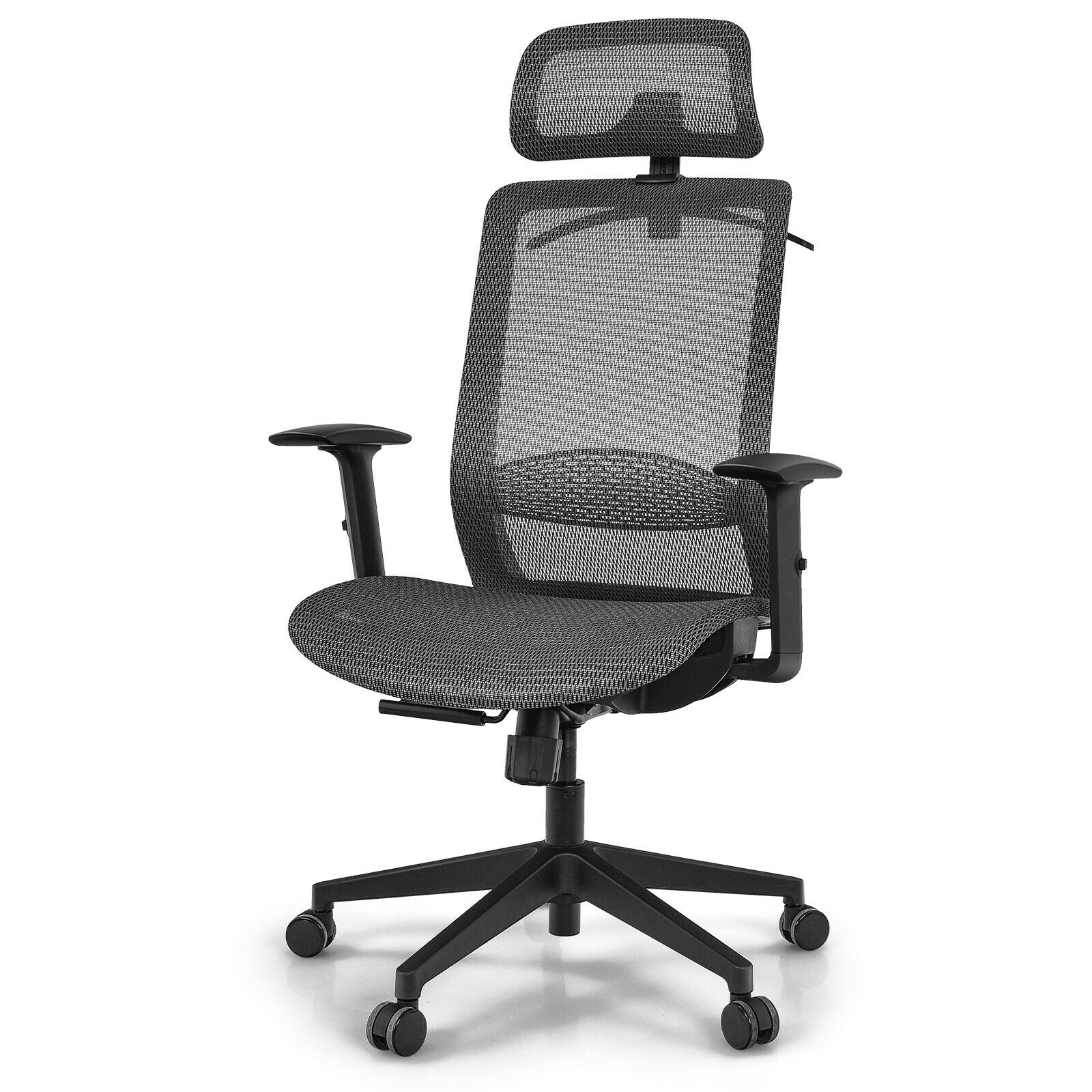 Ergonomic Mesh Office Chair - Grey 