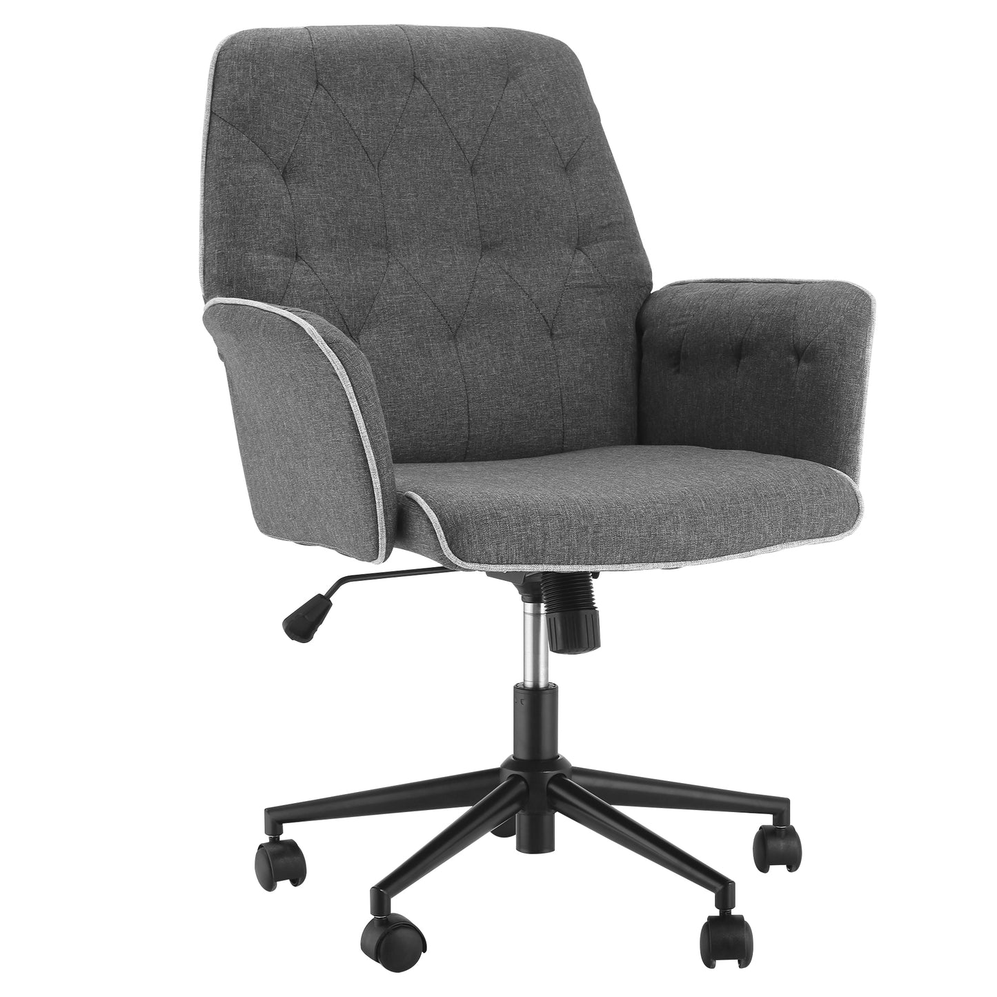 Homcom Swivel Chair - Computer Desk Mid Chair | ChairwayUK