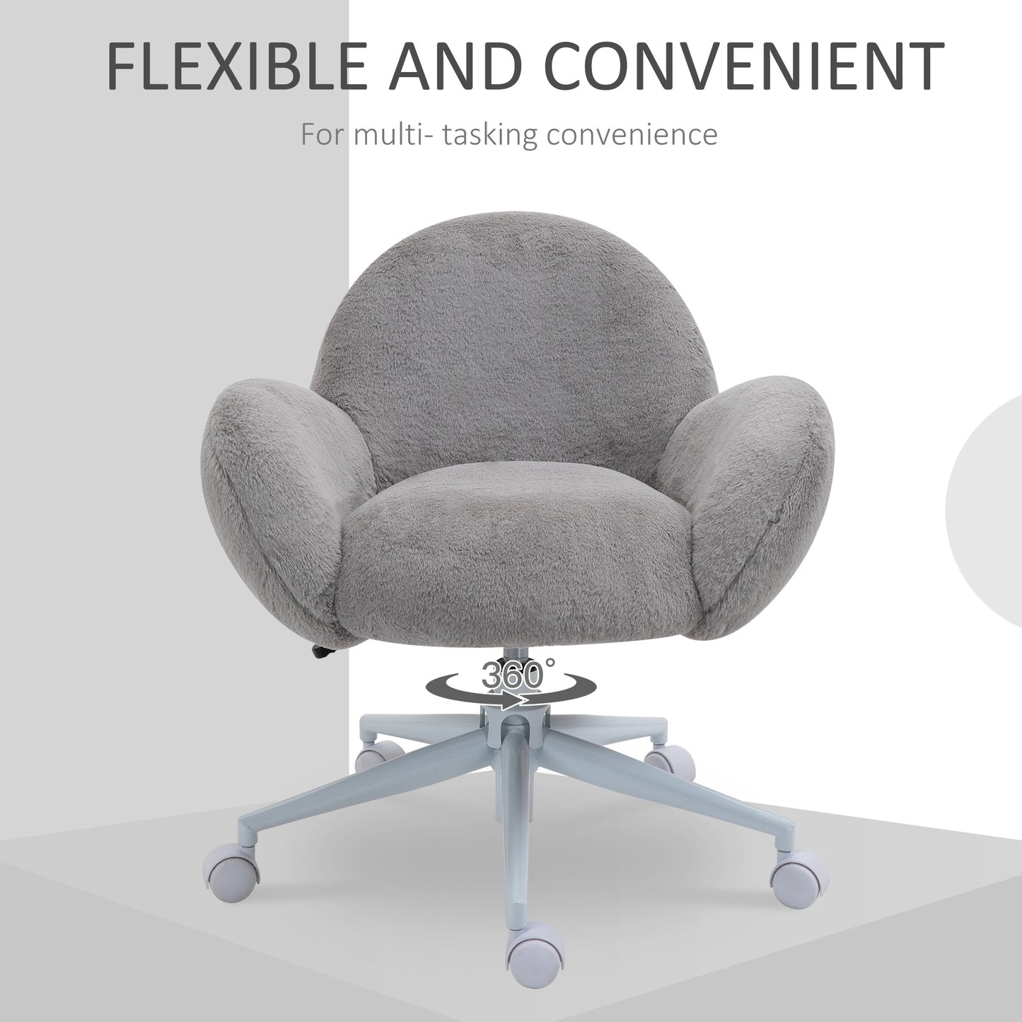 HOMCOM Fluffy Leisure Chair