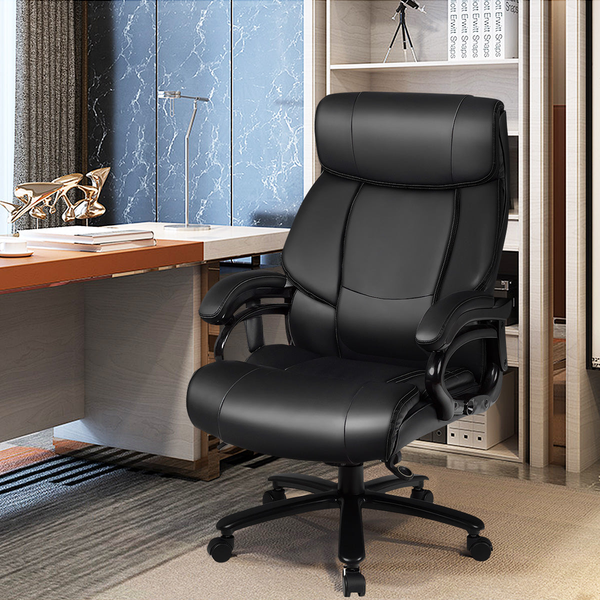 PU Leather Massage Office Chair 