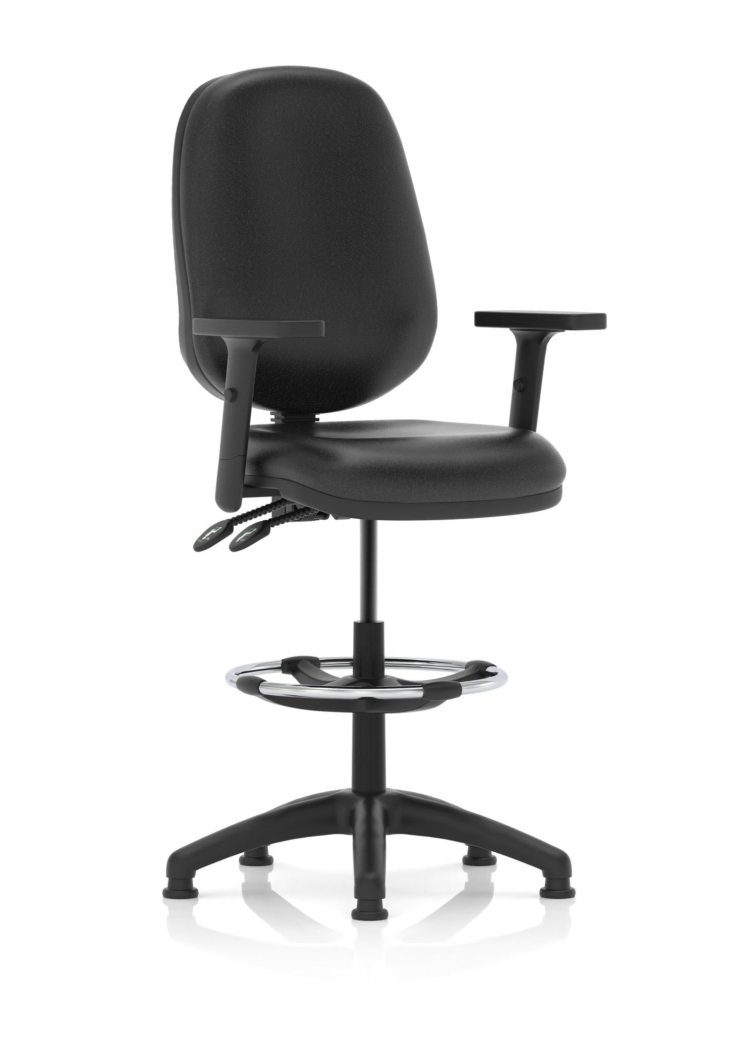 Image ForCamden Medium Back Black Mesh Task Operator Office Chair With Arms