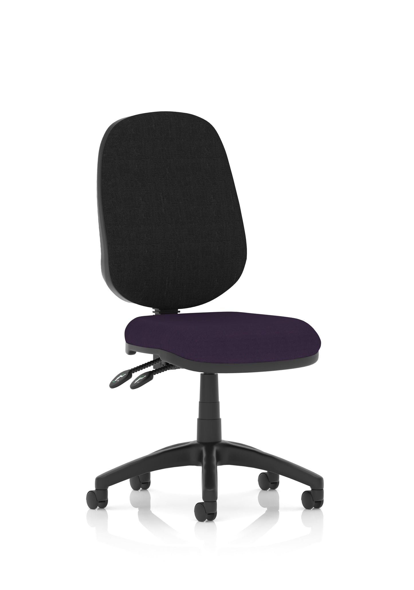 Image ForBrunswick Deluxe Medium Back Stacking Visitor Office Chair with Arms with Castors