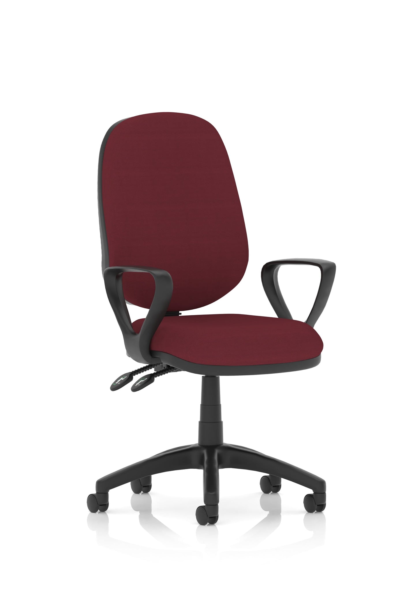 Image ForBrunswick Deluxe Medium Back Stacking Visitor Office Chair with Arms Bespoke