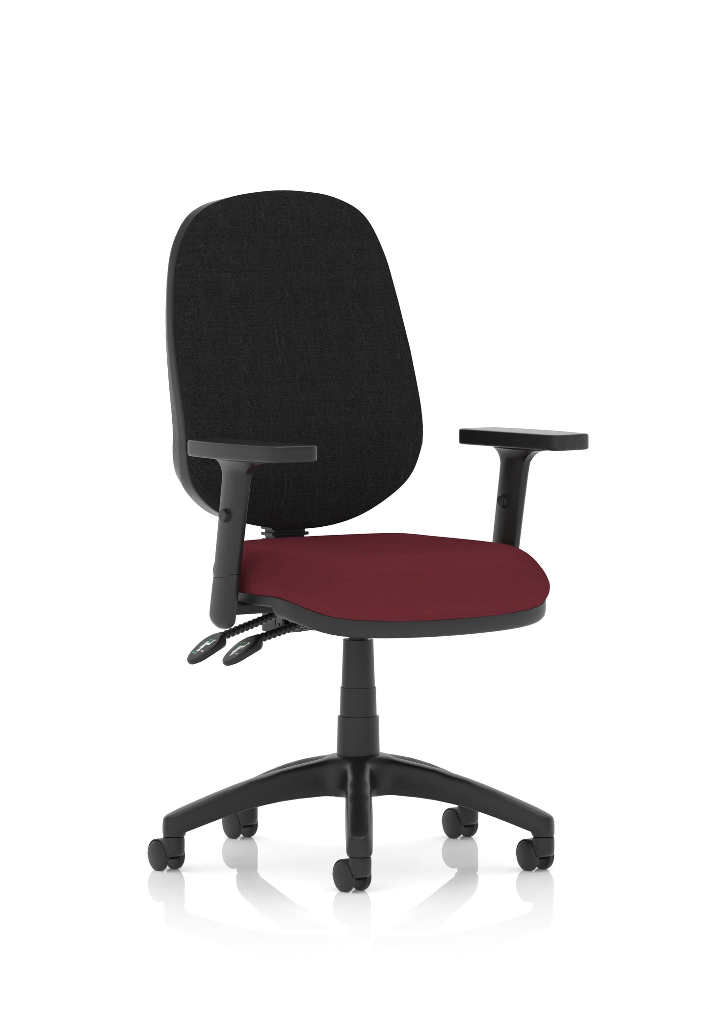 Image ForBrunswick Deluxe Medium Back Stacking Visitor Office Chair with Arms Bespoke