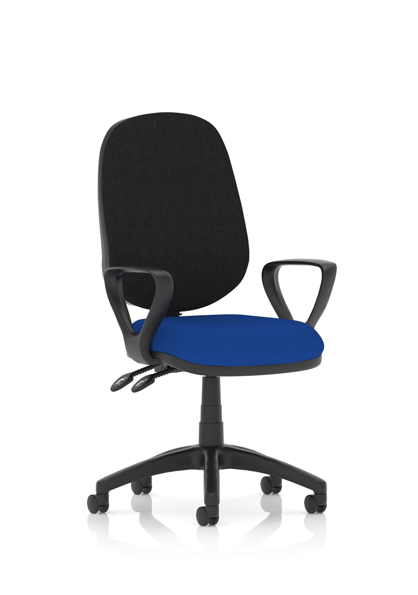 Image ForBrunswick Deluxe Medium Back Stacking Visitor Office Chair with Arms Bespoke