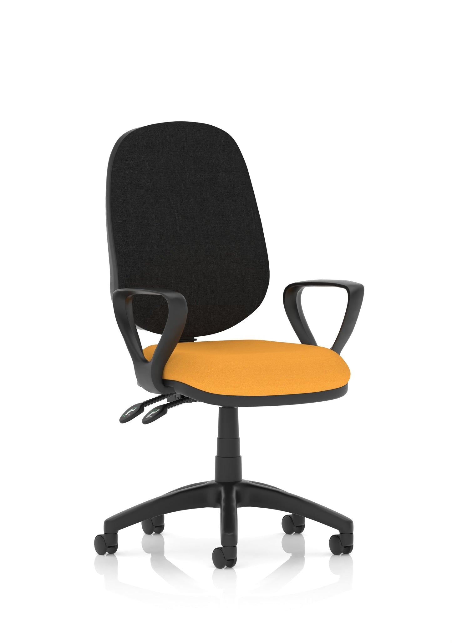 Image ForBrunswick Deluxe Medium Back Stacking Visitor Office Chair with Arms Bespoke