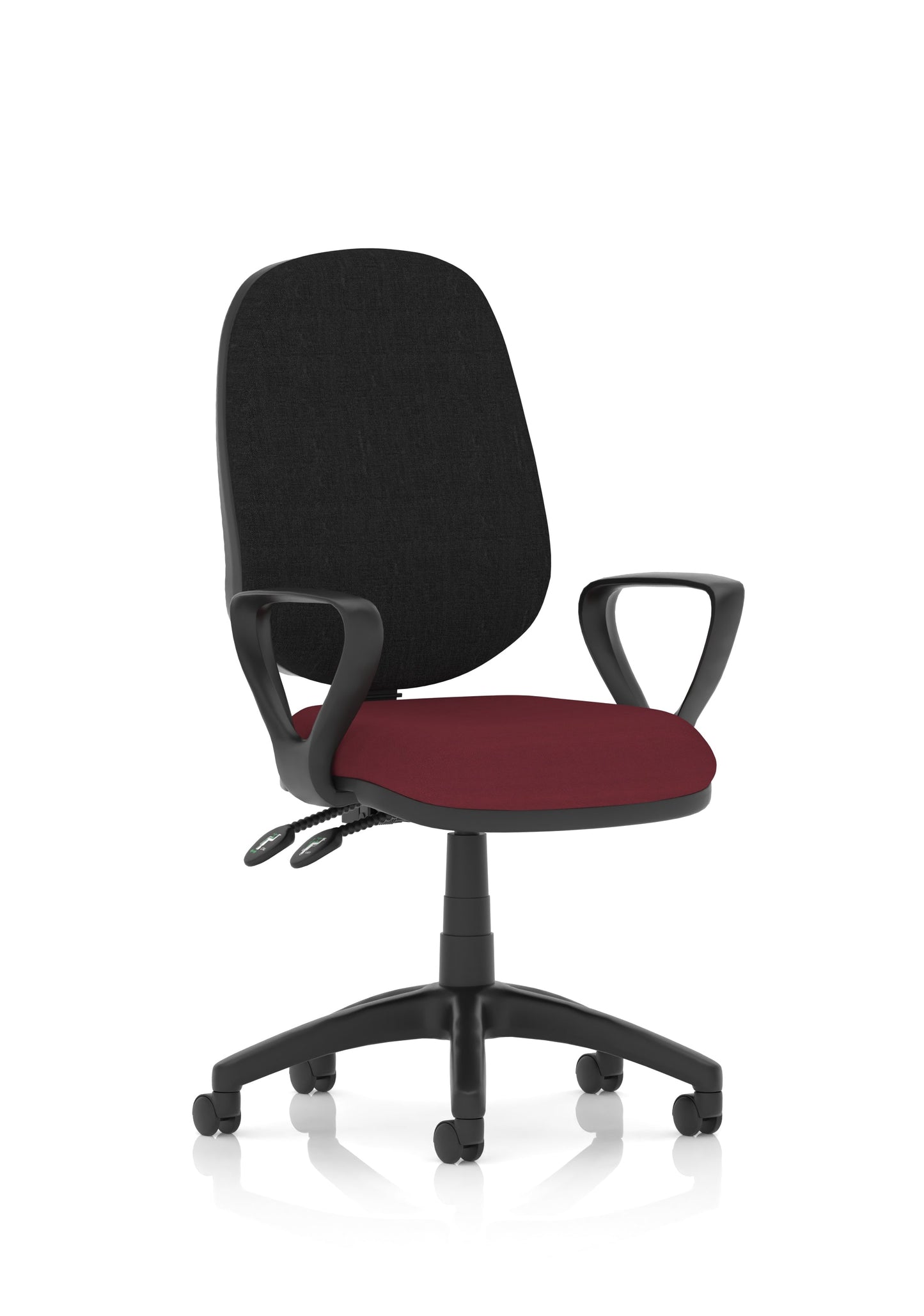 Image ForBrunswick Deluxe Medium Back Stacking Visitor Office Chair with Arms Bespoke