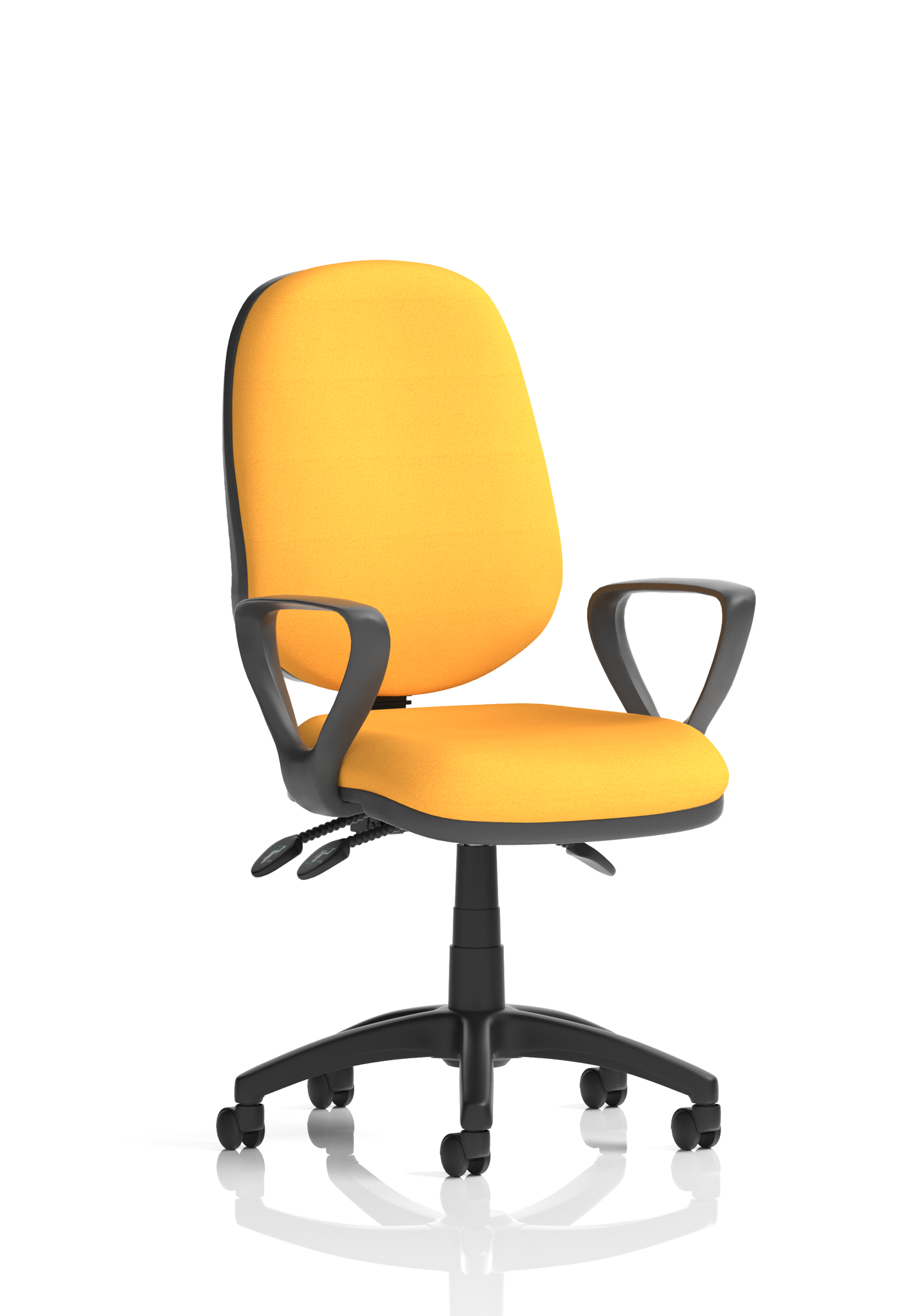 Image For Chiro Plus High Back Ergonomic Posture Chair Black with Arms