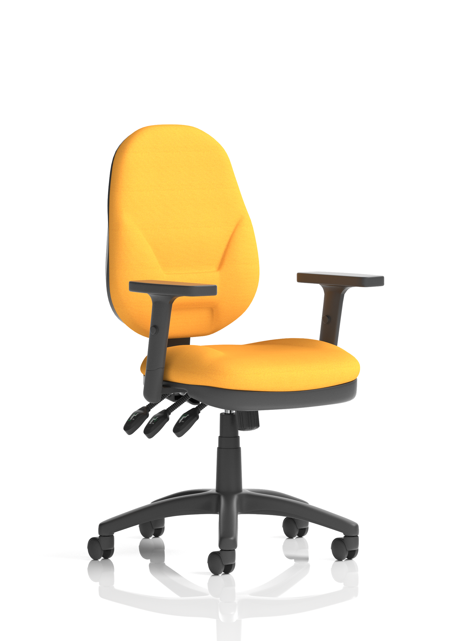 Image For Eclipse Plus I Medium Back Task Operator Office Chair with Hi Rise Draughtsman Kit
