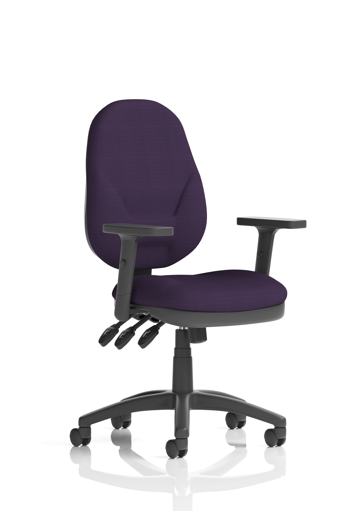 Image For Eclipse Plus I Medium Back Task Operator Office Chair with Hi Rise Draughtsman Kit