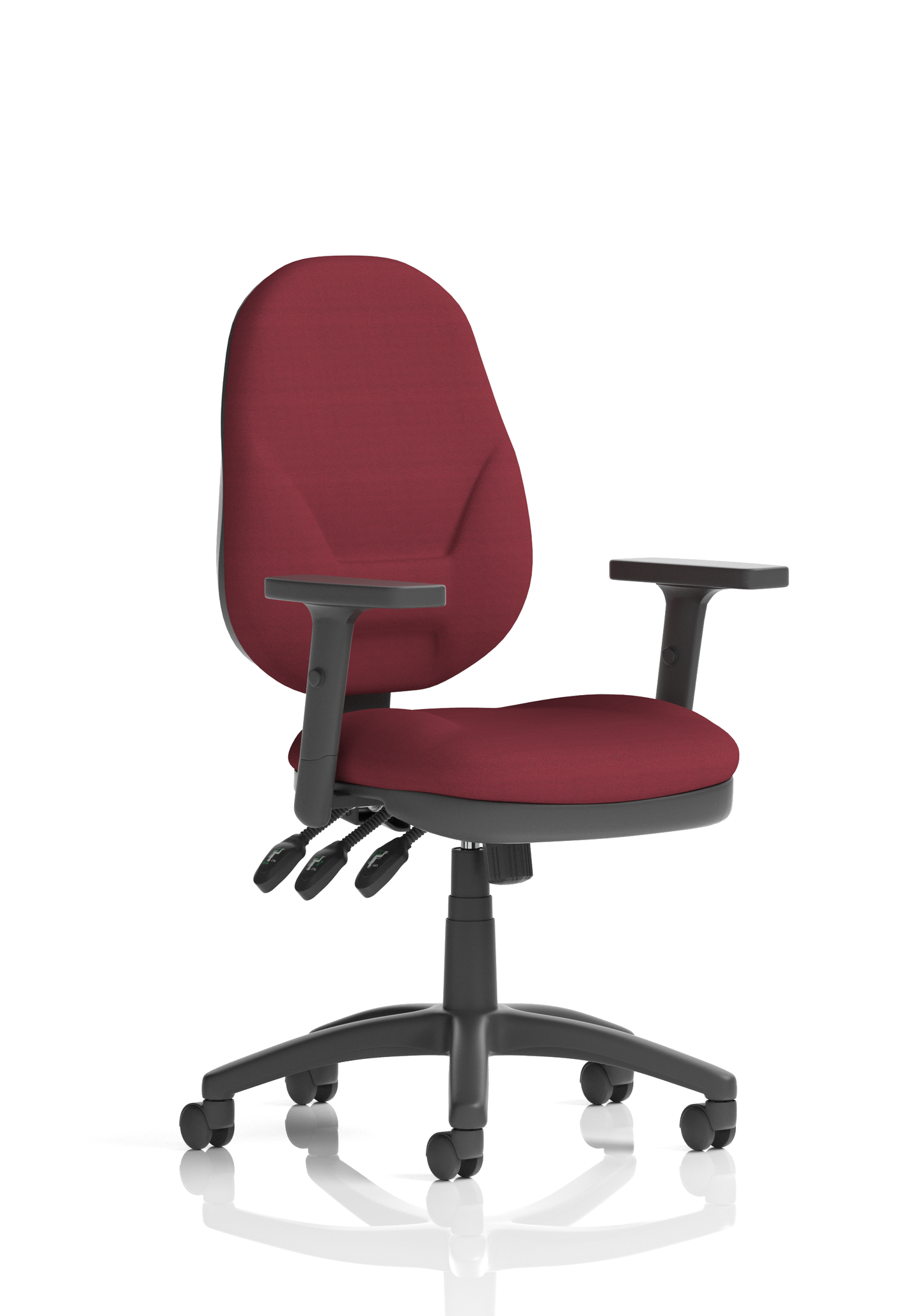 Image For Eclipse Plus I Medium Back Task Operator Office Chair with Hi Rise Draughtsman Kit