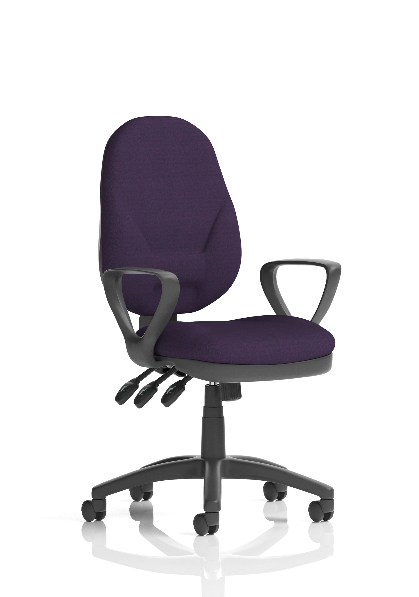 Image For Eclipse Plus I Medium Back Task Operator Office Chair with Hi Rise Draughtsman Kit