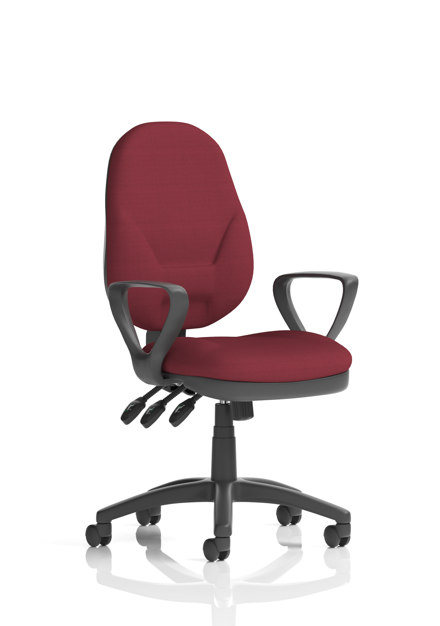 Image For Eclipse Plus I Medium Back Task Operator Office Chair with Hi Rise Draughtsman Kit