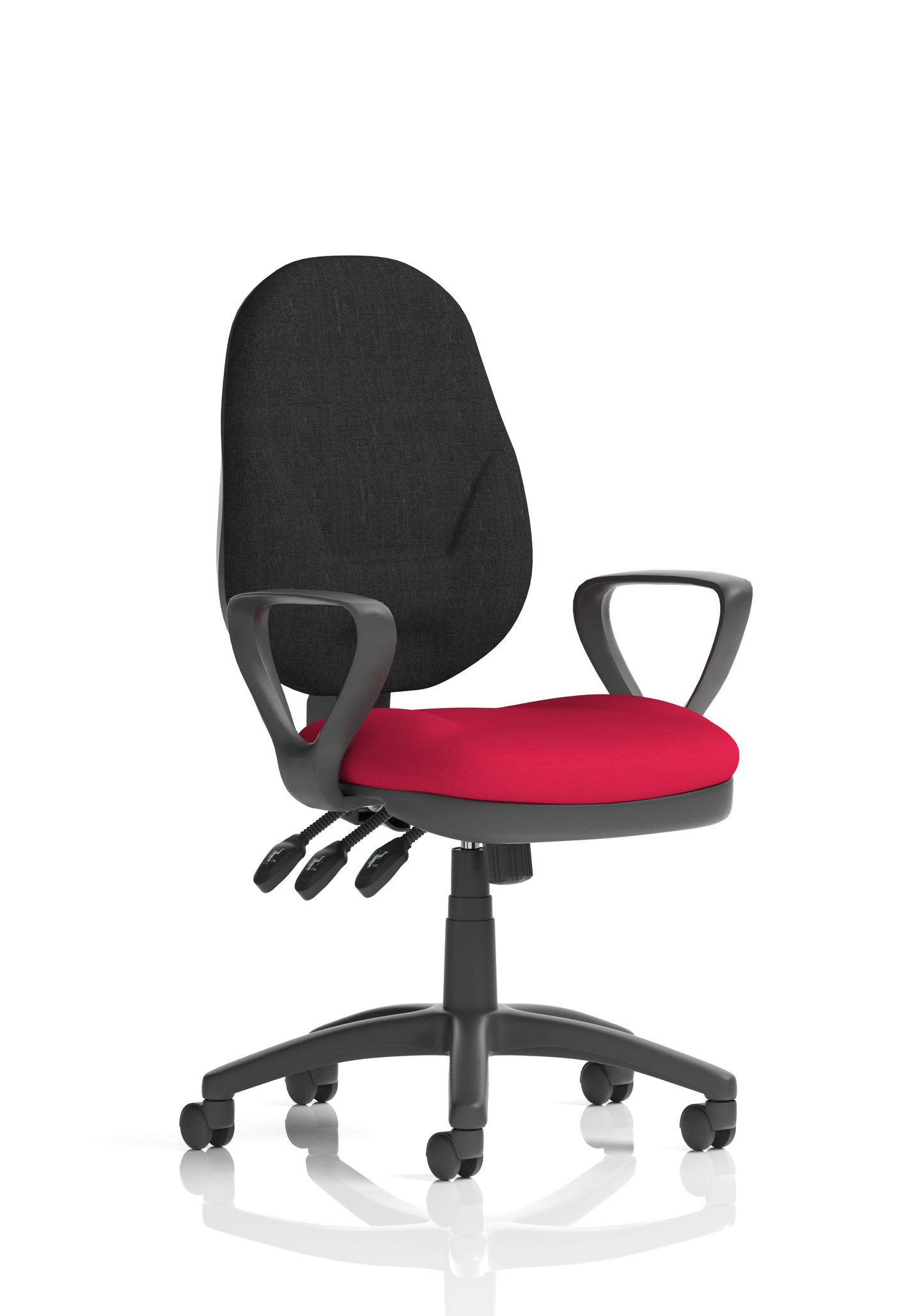 Image For Desire High Back Leather Executive Office Chair with Arms