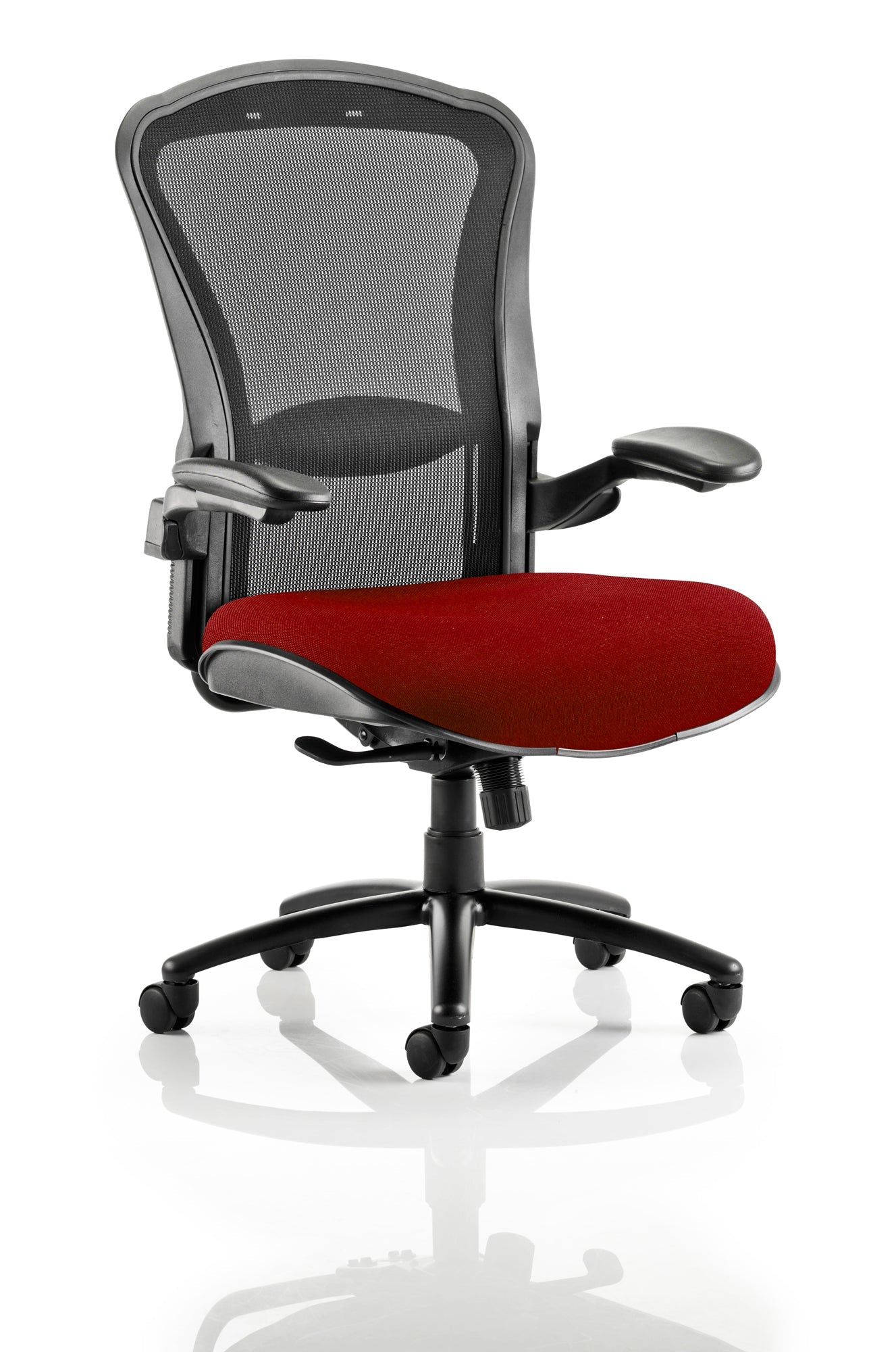 Image ForBrunswick Deluxe Medium Back Stacking Visitor Office Chair with Arms