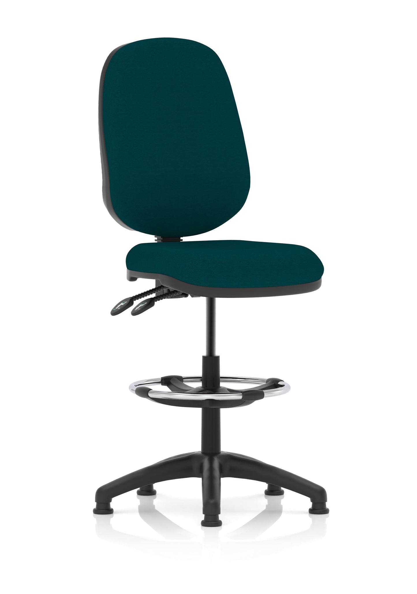 Image For Chesterfield High Back Leather Executive Office Chair with Arms