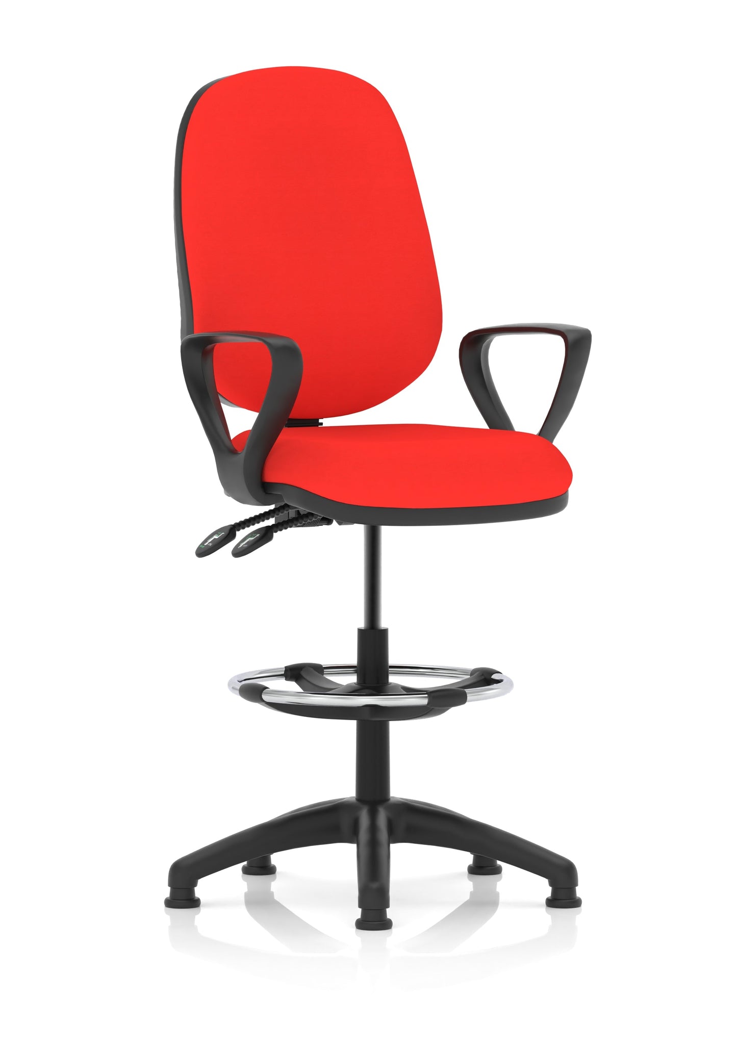 Image ForCamden Medium Back Black Mesh Task Operator Office Chair With Arms