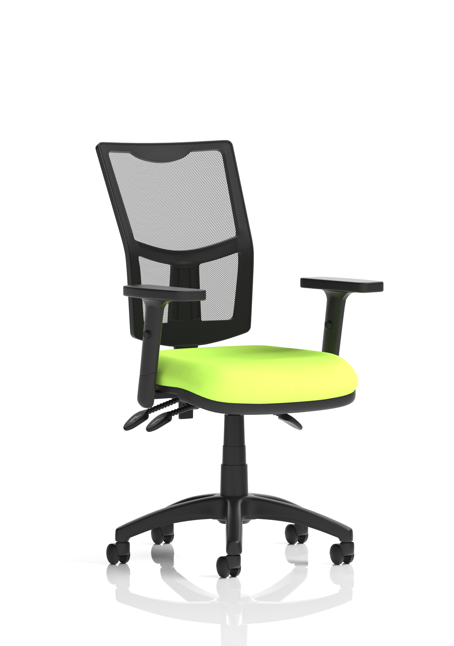 Image For Classic Medium Back Cantilever Visitor Chair with Arms