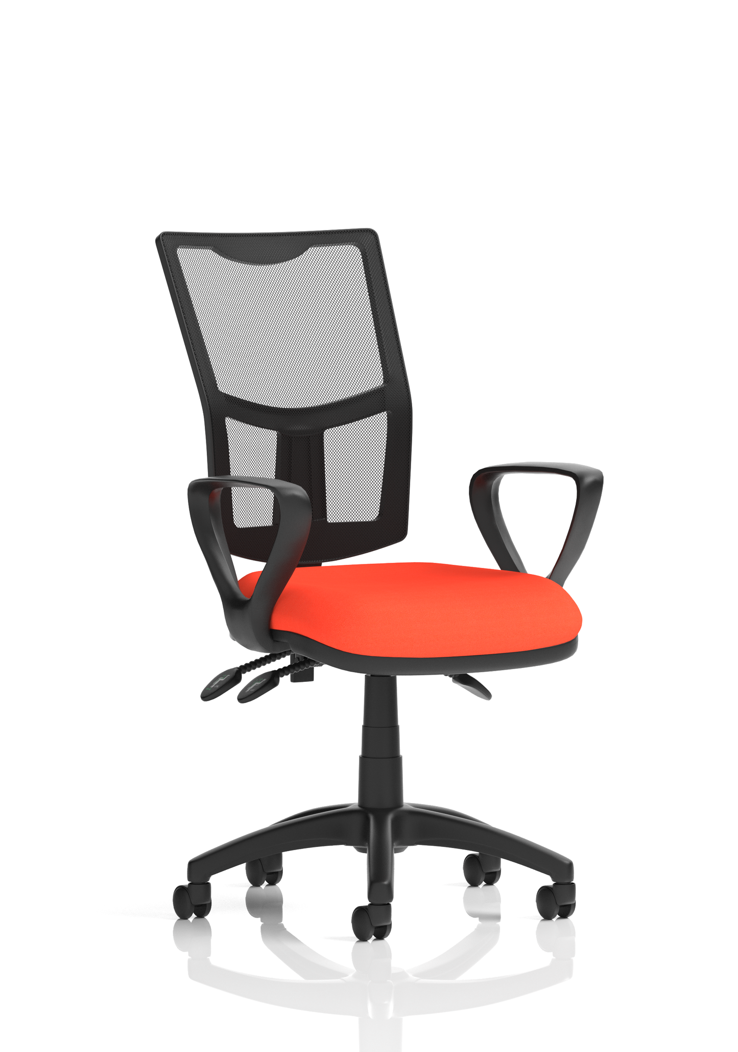 Image For Crew Task Operator Mesh Chair With Folding Arms