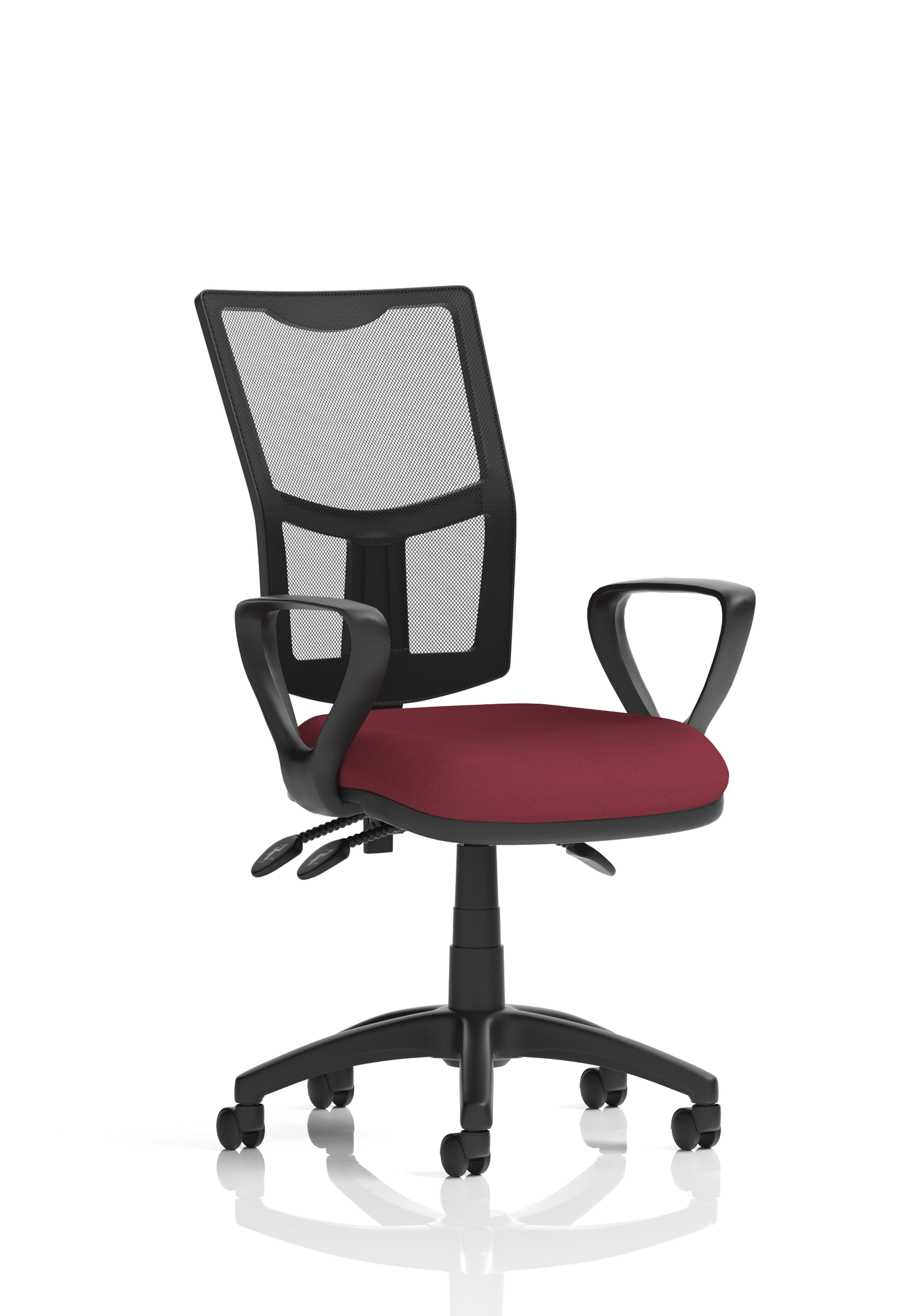 Image For Crew Task Operator Mesh Chair With Folding Arms