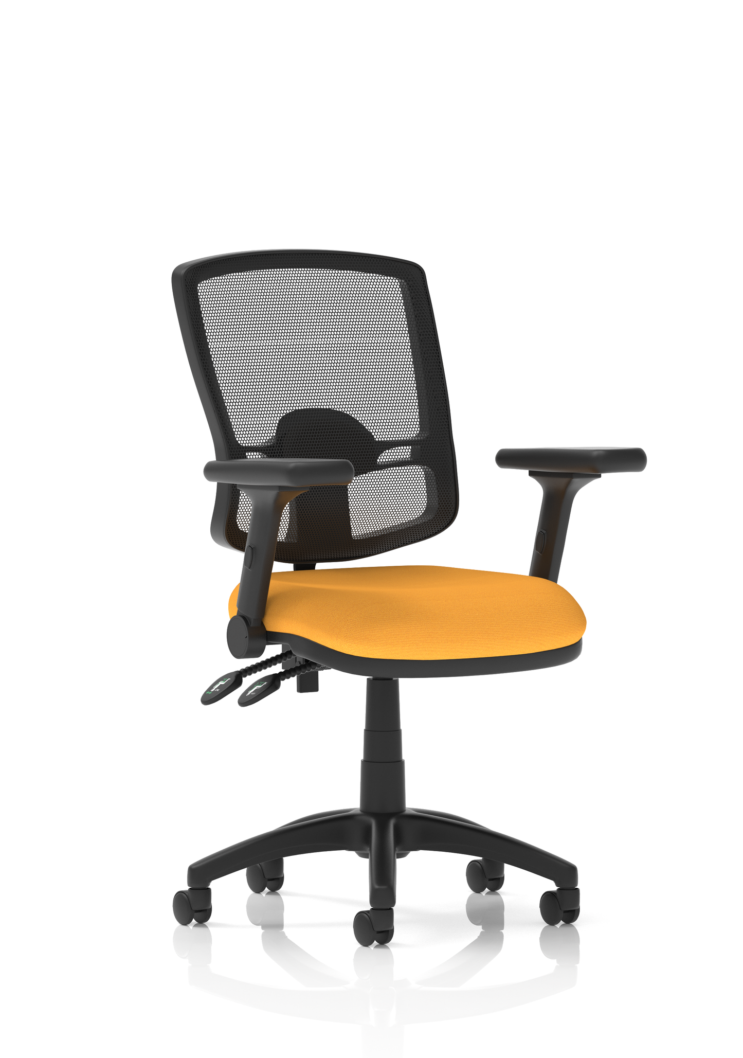 Image ForBrunswick Deluxe Medium Back Stacking Visitor Office Chair with Arms