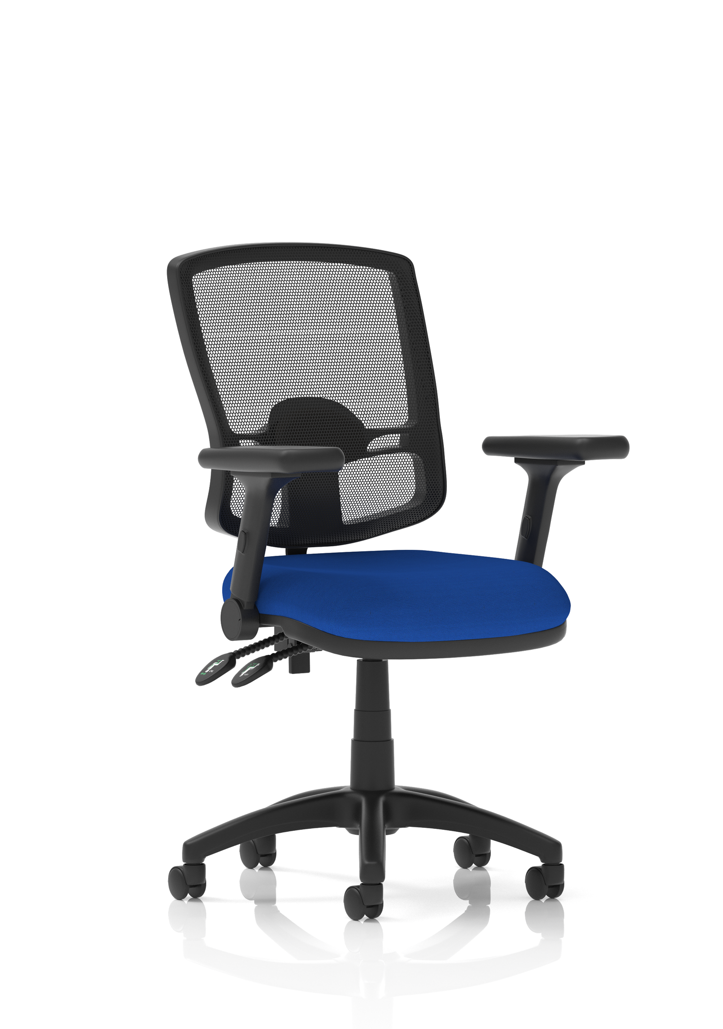 Image ForBrunswick Deluxe Medium Back Stacking Visitor Office Chair with Arms