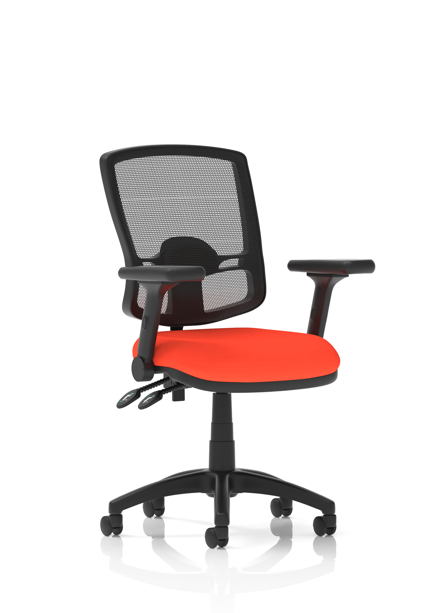 Image ForBrunswick Deluxe Medium Back Stacking Visitor Office Chair with Arms