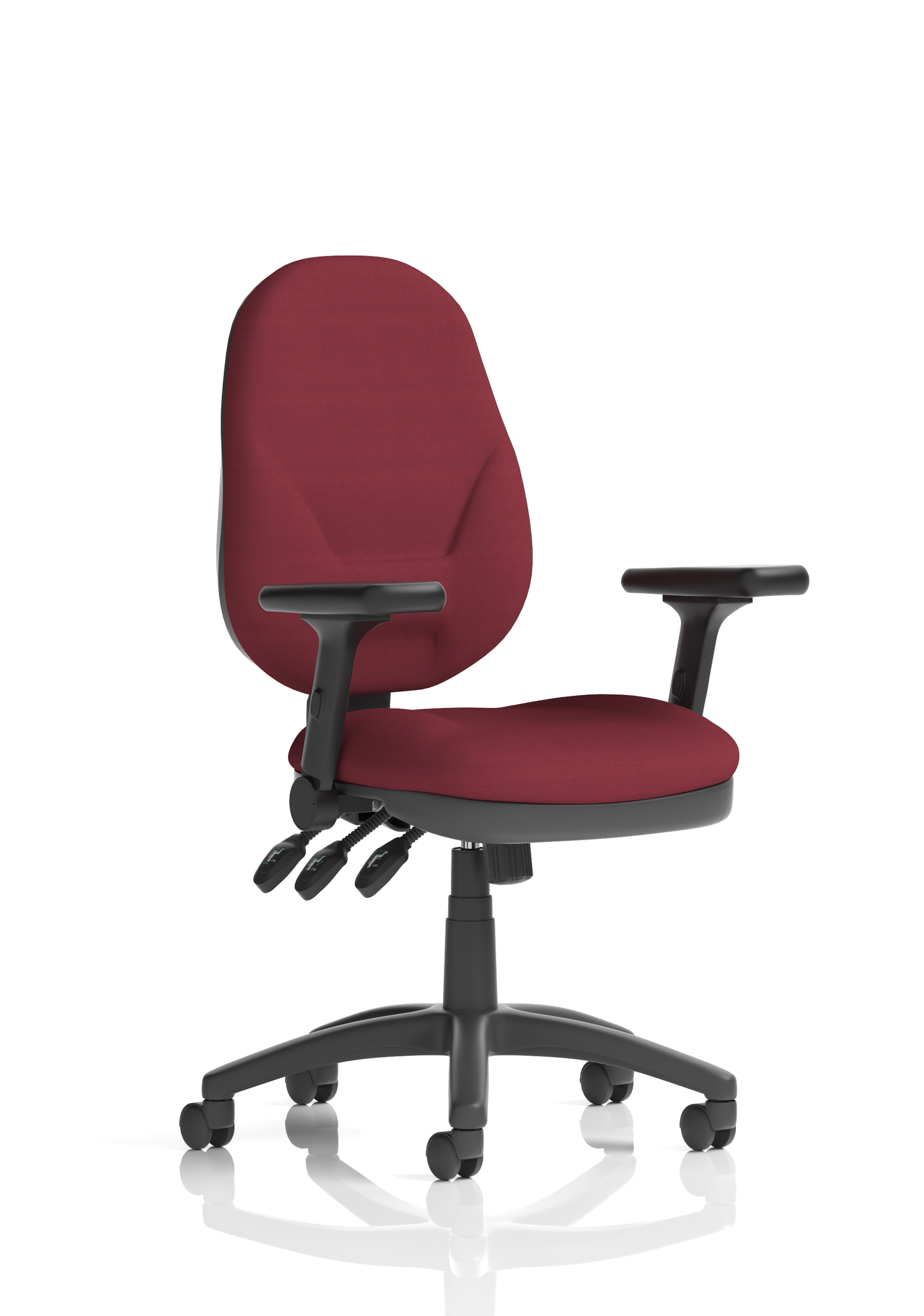 Image For Eclipse Plus I Medium Back Task Operator Office Chair with Hi Rise Draughtsman Kit