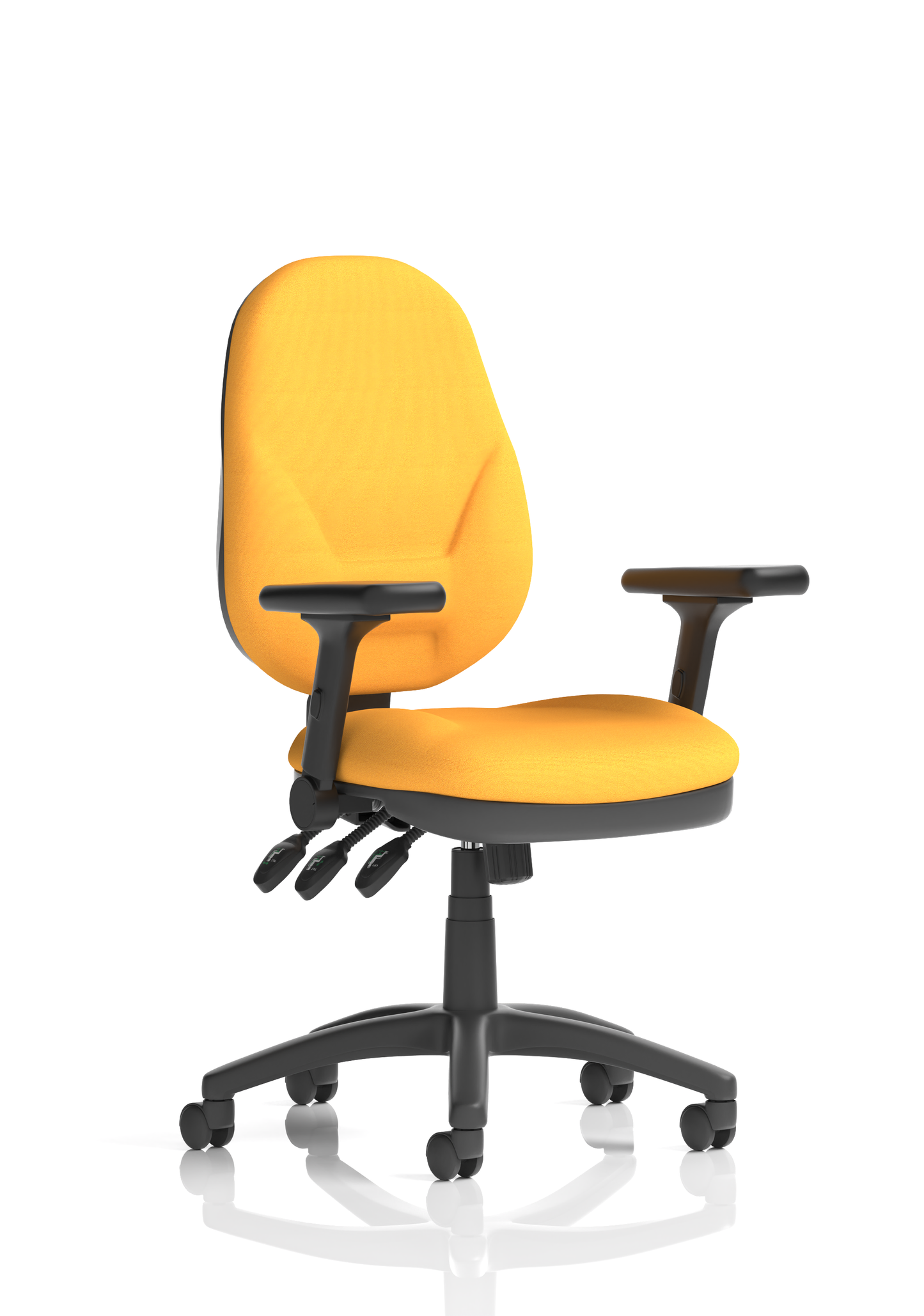 Image For Eclipse Plus I Medium Back Task Operator Office Chair with Hi Rise Draughtsman Kit