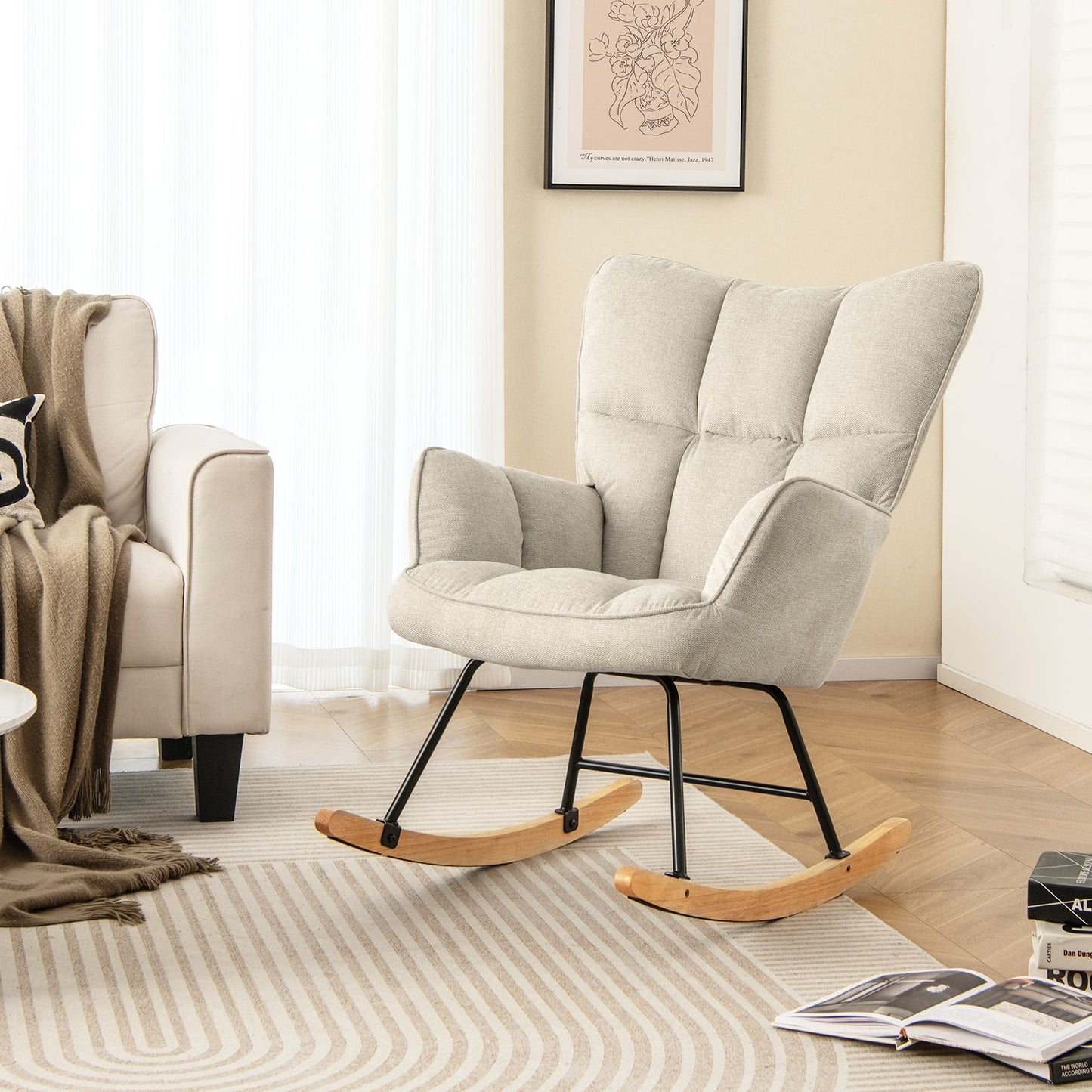 Linen_Nursery_Rocking_Chair_Modern_Rocking_Accent_Chair_with_High_Backrest_Beige-Lifestyle